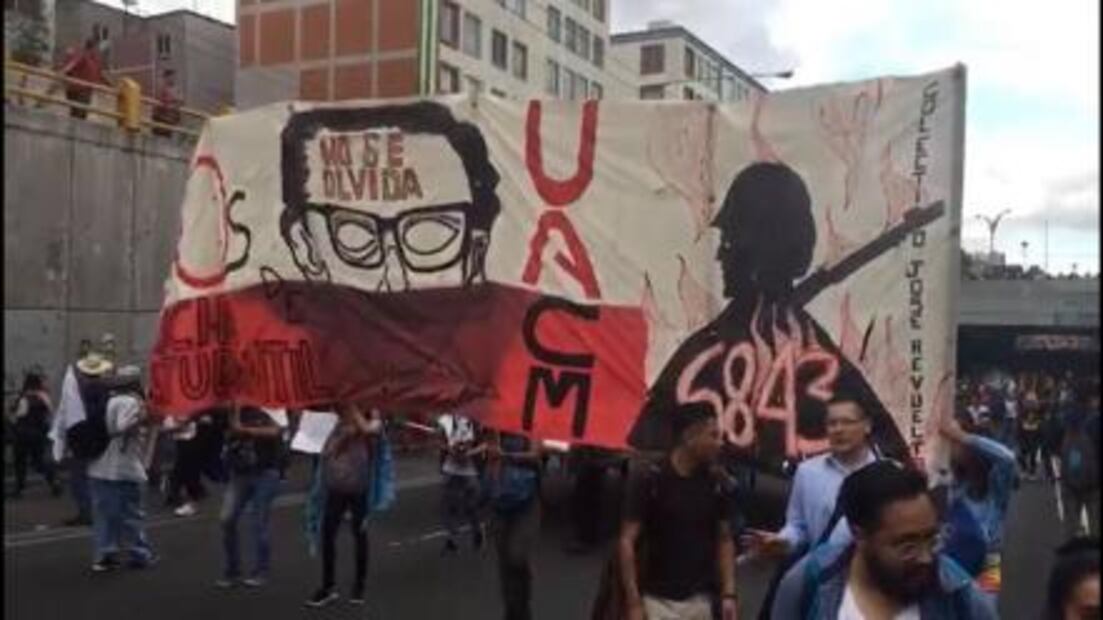 Minuto a minuto de la marcha por 50 años del 2 de octubre