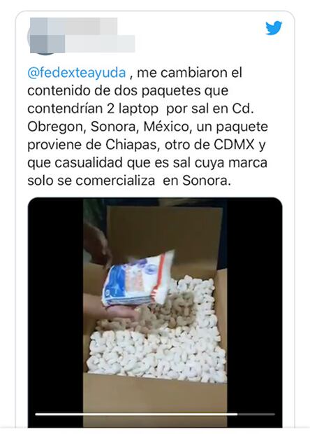 Compra dos laptops por Internet y recibe 2 kilos de sal