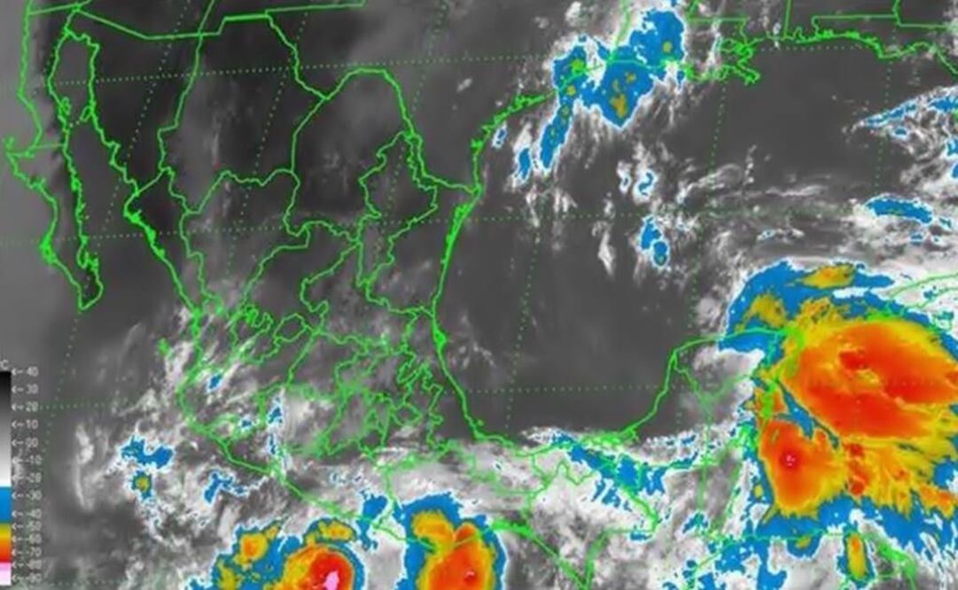 Meteorologists said that 'Carlos' is traveling at barely two miles per hour. (Photo: Taken from @Conagua)