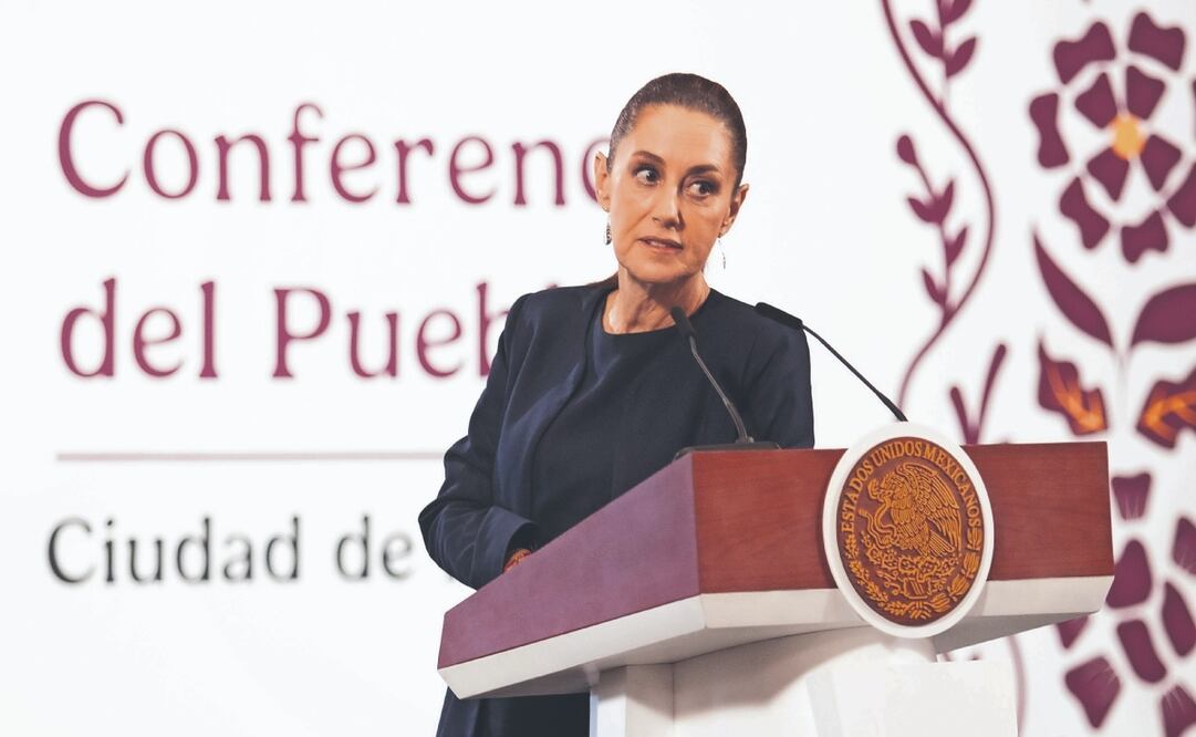 La presidenta Sheinbaum pidió en Palacio Nacional explicar si hay acuerdo entre EU y Ovidio Guzmán.  Foto: de ANDREA MURCIA. CUARTOSCURO