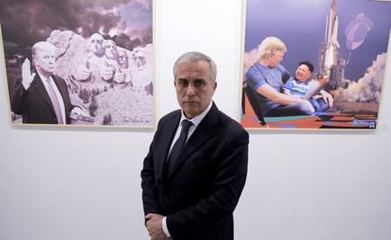 Artista albanés transforma a Trump en Rambo 