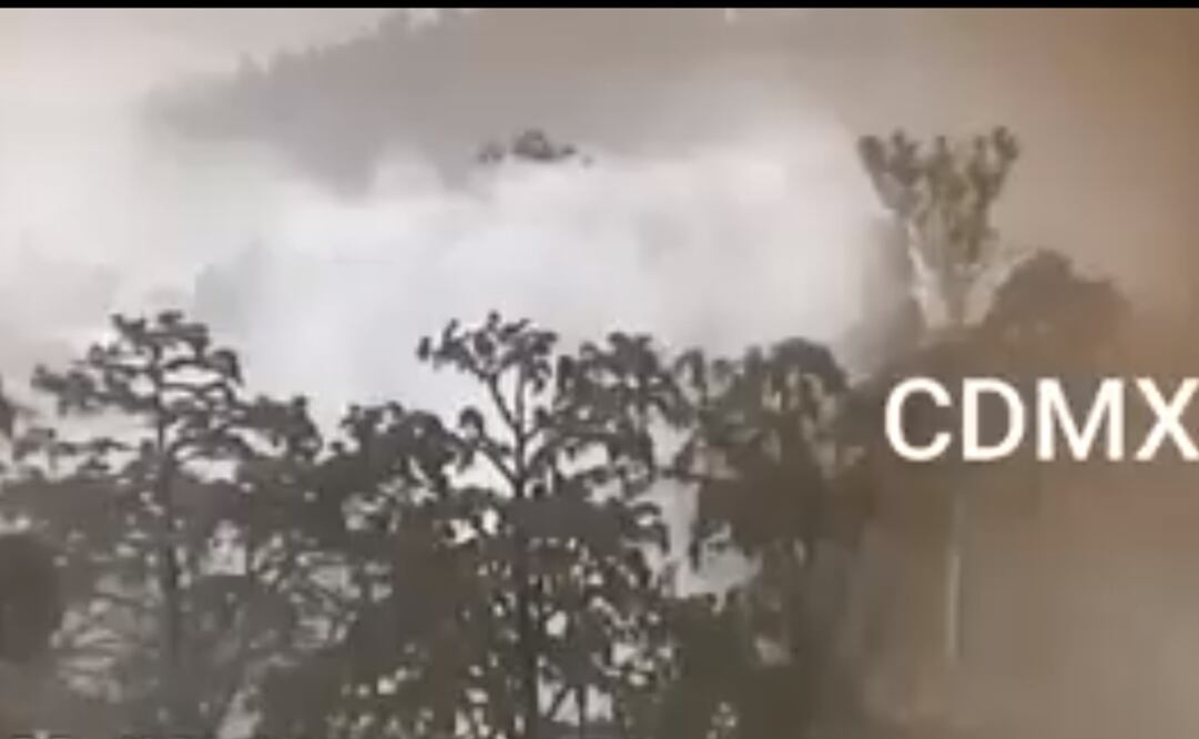 Incendio en biblioteca del Pueblo de Nativitas. (Foto: @C5_CDMX)