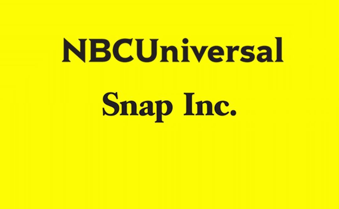 NBCUniversal y Snap se asocian para producir contenidos originales