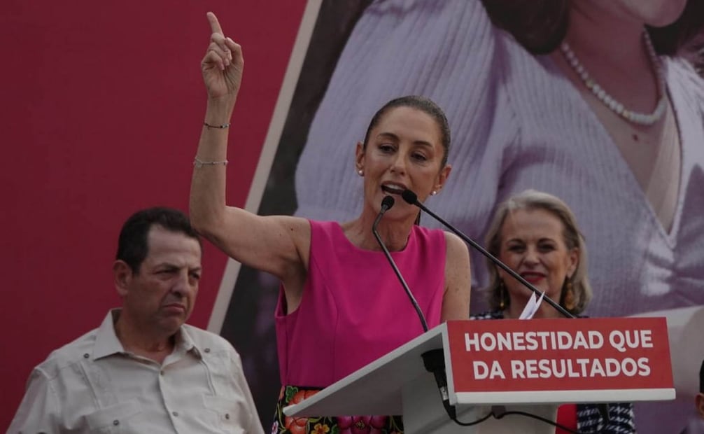 Claudia Sheinbaum, jefa de Gobierno, ofreció su último informe con este cargo en el Monumento a la Revolución para postularse como candidata presidencial al partido de Morena el pasado 15 de junio de 2023. Foto: Graciela López/ Cuartoscuro