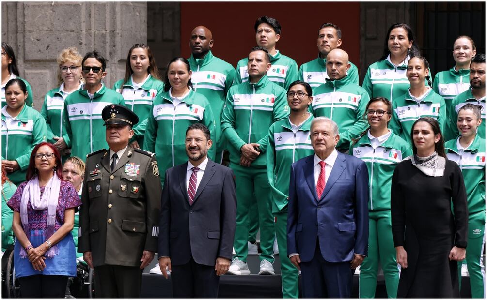 Resalta Batres valores de atletas paralímpicos mexicanos. Foto: Especial