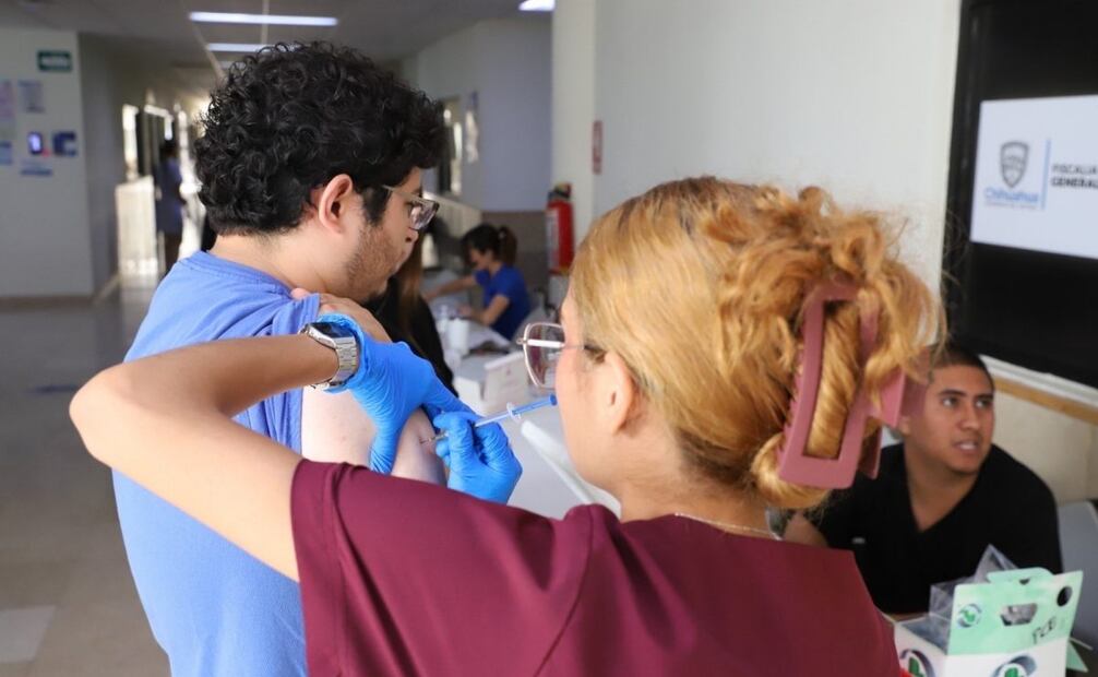 Campaña de vacunación para evitar contagios por sarampión. Foto: Especial