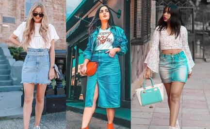 5 faldas de mezclilla que no deben faltar en tu guardarropa