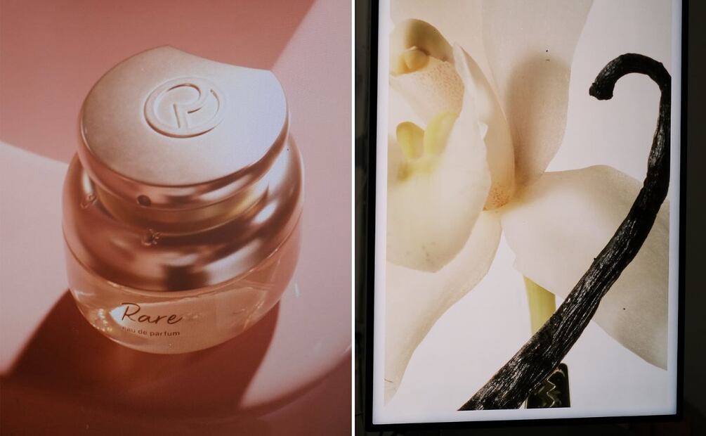 Rare es una fragancia gourmand con notas de caramelo, vainilla y sándalo. Foto: Especial. Instagram @rarebeauty