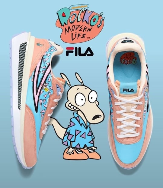 Conoce la nueva colección de Fila inspirada en La vida moderna de Rocko