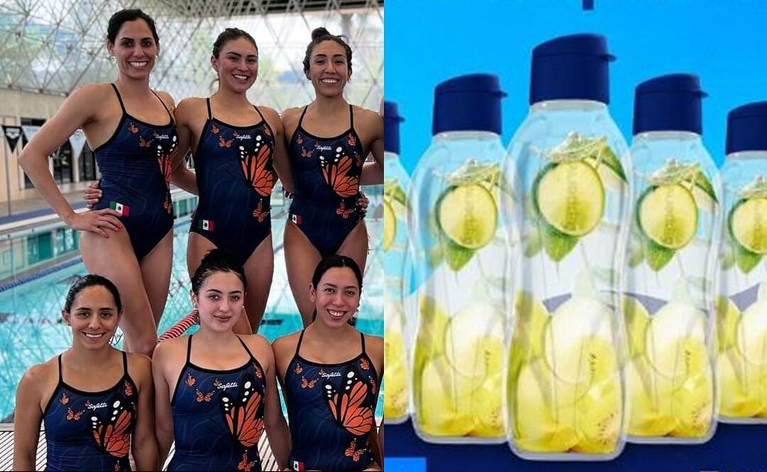 Tupperware ayudó al equipo mexicano de natación artística - Foto: Especial