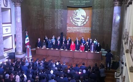 AMLO encabeza el 103 aniversario de la promulgación de la Constitución 