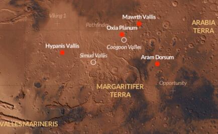 Hallan "estacionamiento" en Marte para la misión ExoMars
