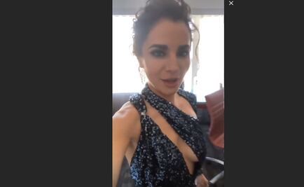 Martha Higareda parte plaza en la Alfombra roja de los Oscar