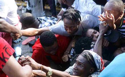 Señalan a migrantes haitianos por “incidente”, tras estampida en oficinas de Comar en Tapachula