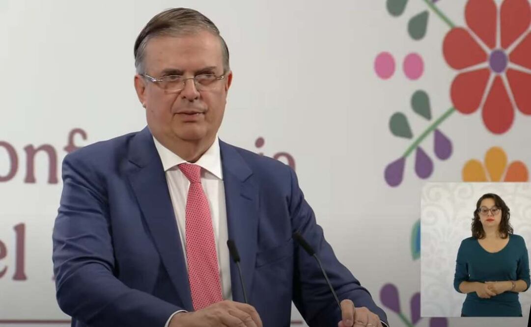 Marcelo Ebrard, secretario de Economía. Foto: Captura de pantalla