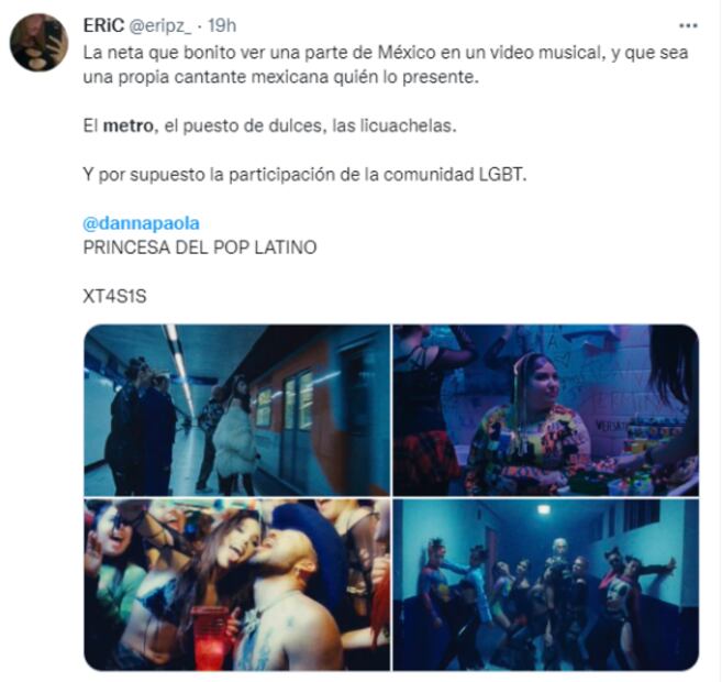 Danna Paola se sube al metro de la CDMX y así reaccionan en redes