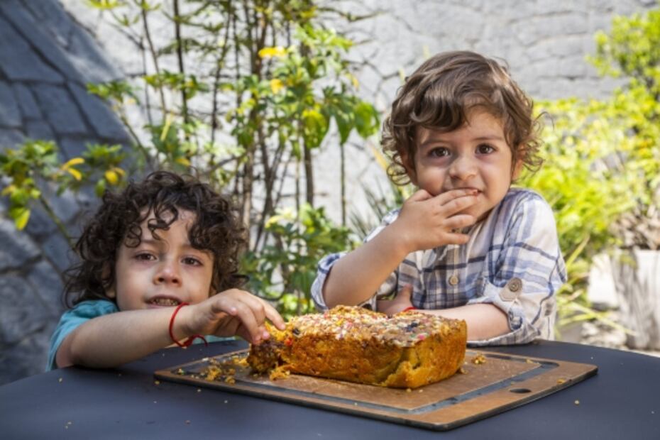 Panqué de zanahoria para cocinar con niños