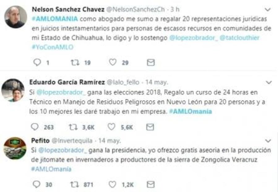Así es la #AMLOmanía