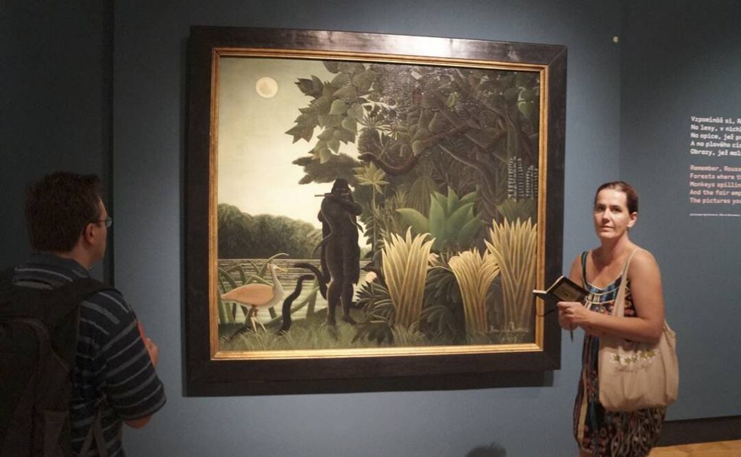 Rousseau trabajó en una oficina de impuestos de alimentos y se retiró a los 49 años para dedicarse plenamente a la pintura. FOTO: EFE.