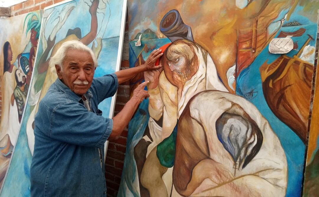 El artista mexicano Melchor Peredo García. Foto: BBC 