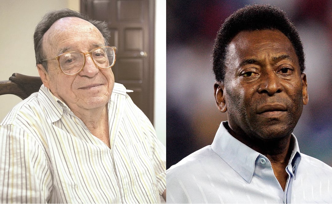 Pelé y Chespirito / FOTO: ESPECIAL 