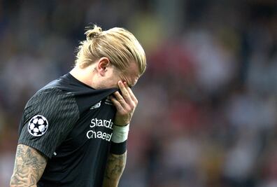 El inconsolable llanto de Karius, el 'villano' de la final