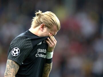 El inconsolable llanto de Karius, el 'villano' de la final