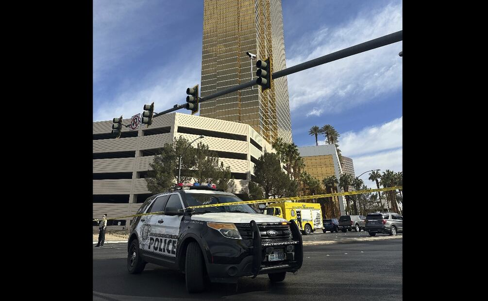 Trump Hotel-Fire-Las Vegas-Cybertruck -AP