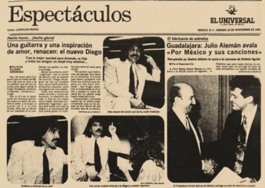 El día que Salinas hizo mexicano a Luis Miguel