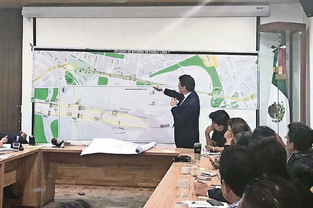 La Secretaría de Gobierno informó que tras varias reuniones con vecinos se acordó establecer un nuevo punto de retorno de las unidades (TOMADA DE TWITTER)