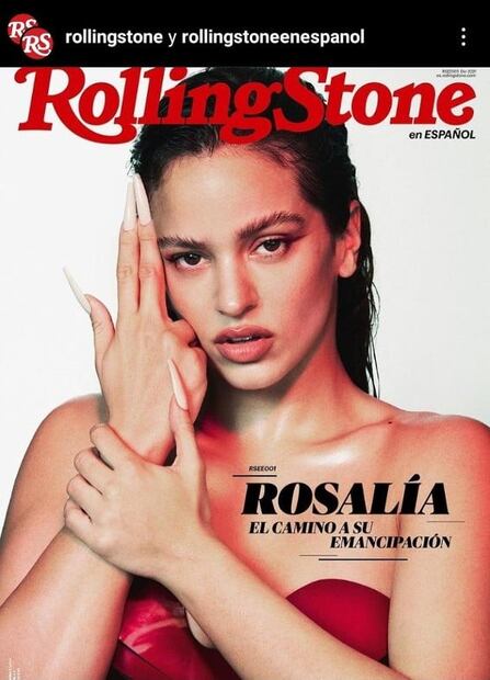 Rosalía viste diseño mexicano para portada de revista 