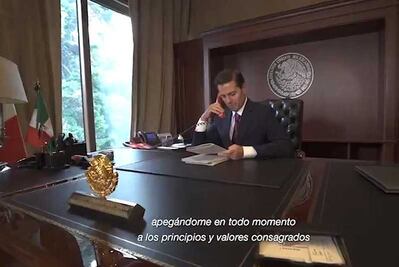 Peña Nieto se despide de los mexicanos con un mensaje en medios y redes