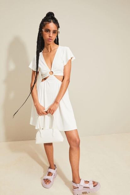 Cynthia Rodríguez y su minivestido blanco