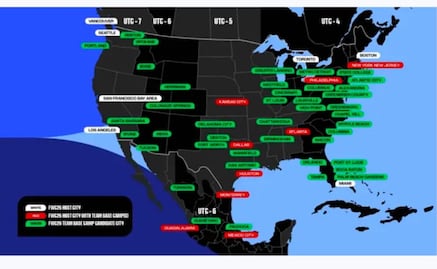 Expanden lista de centros de entrenamiento para el Mundial 2026 en México; estas son las siete ciudades