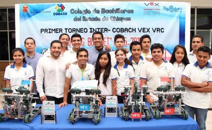 Alumnos chiapanecos presentarán robots en selectivo