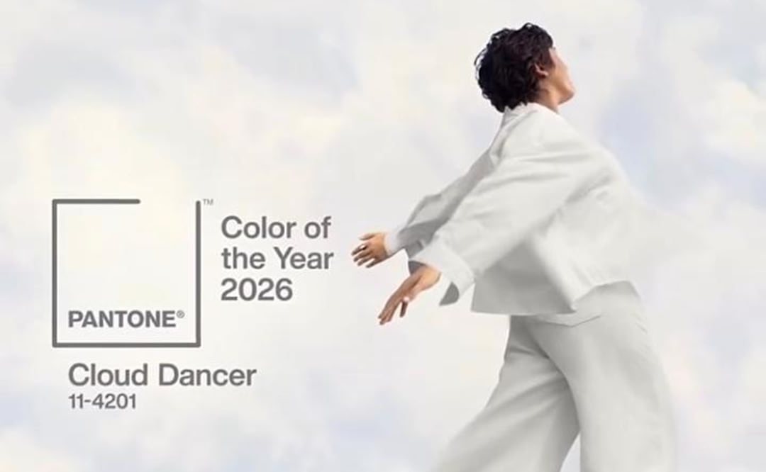 Foto: Instagram @pantone. El Color del Año 2026 se llama Cloud Dancer
