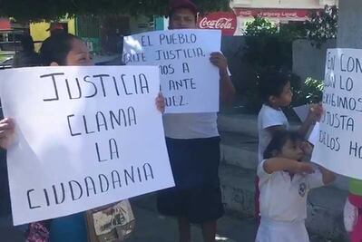 Protestan por multihomicidio en Temixco