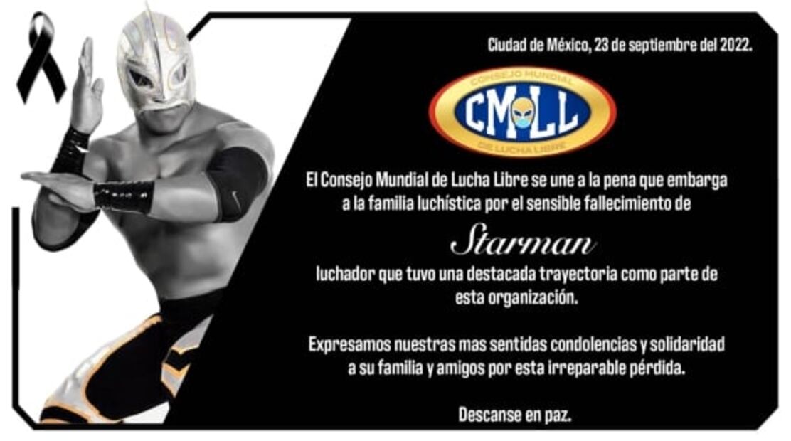 Luto en la Lucha Libre; falleció Starman