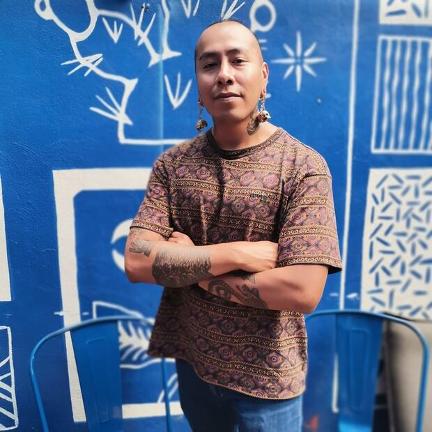 Roberto Castillo, vocero de la asociación Mi Capacidad no es Tatuada, es Demostrada. Foto: Eduardo Dina / EL UNIVERSAL