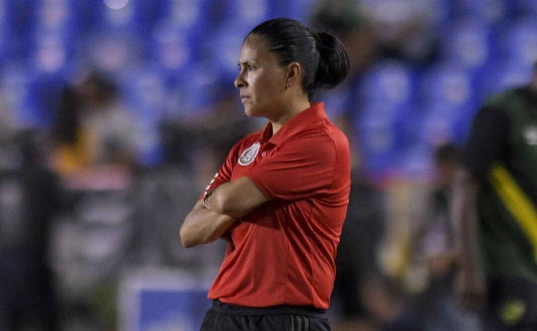 Mónica Vergara durante el partido de la Selección Mexicana Femenil contra Jamaica - FOTO: Imago7