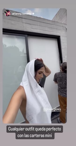 Ary Tenorio enciende Instagram con vestido ajustado con capucha 