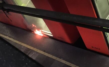 Sale fuego de convoy del Metro Rosario; descartan riesgo