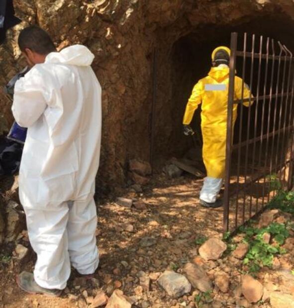 Aseguran laboratorio de drogas en una mina de Sonora