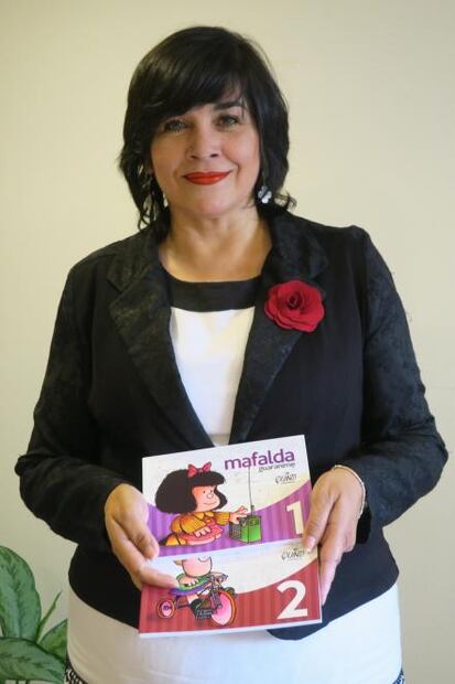 Quino saluda a Mafalda en guaraní