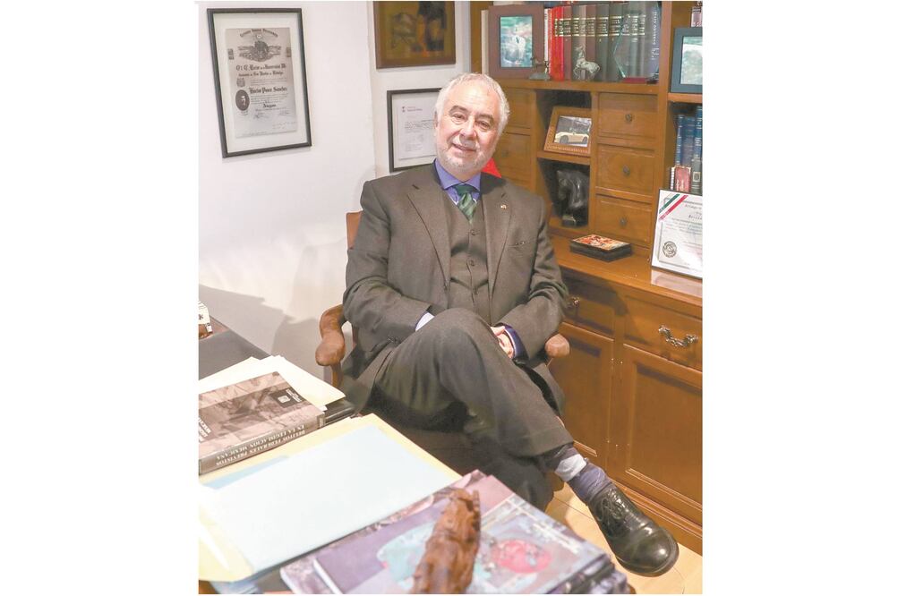 Federico Ponce Rojas; vicepresidente de la Academia Mexicana de Derecho Internacional. Foto: DIEGO SIMÓN. EL UNIVERSAL