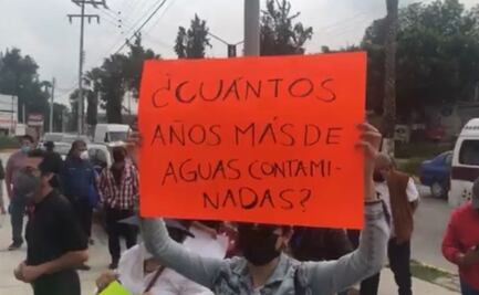 Afectados por inundaciones en Tula protestan y exigen renuncia de edil 