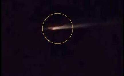 ¿Meteorito? Captan sorprendente avistamiento en Tamaulipas