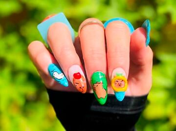 Diseños de uñas de capibara, la tendencia del momento