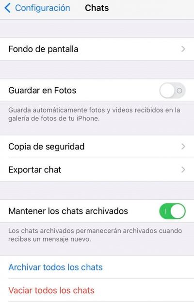 Cómo archivar chats en WhatsApp para siempre
