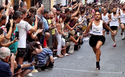Madrid muestra su orgullo gay con tradicional carrera en tacones